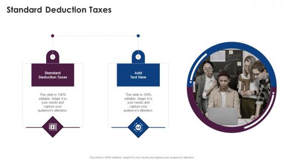 Standard Deduction Taxes In Powerpoint And Google Slides Cpb