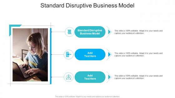 Standard Disruptive Business Model In Powerpoint And Google Slides Cpb