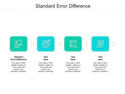 Standard error difference ppt powerpoint presentation example cpb