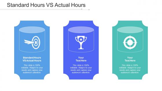 Standard Hours Vs Actual Hours Ppt Powerpoint Presentation Slides Background Designs Cpb