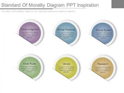 Standard of morality diagram ppt inspiration