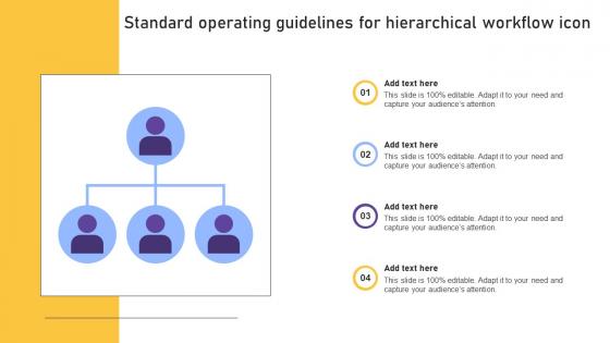 Standard Operating Guidelines For Hierarchical Workflow Icon