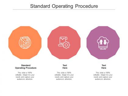 Standard operating procedure ppt powerpoint presentation visual aids infographics cpb