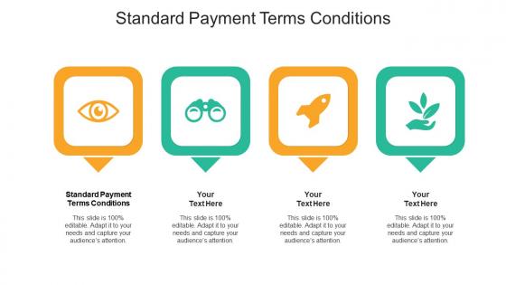 Standard payment terms conditions ppt powerpoint presentation styles examples cpb