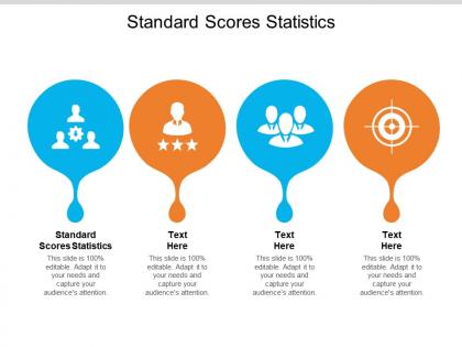 Standard scores statistics ppt powerpoint presentation summary ideas cpb