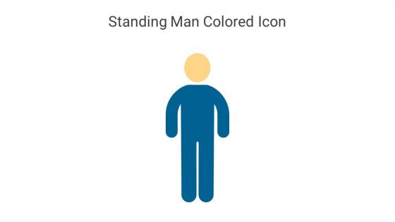 Standing Man Colored Icon In Powerpoint Pptx Png And Editable Eps Format
