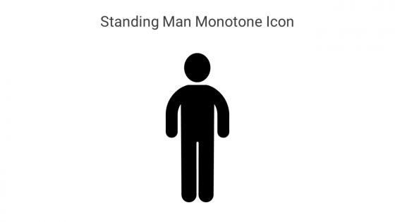 Standing Man Monotone Icon In Powerpoint Pptx Png And Editable Eps Format