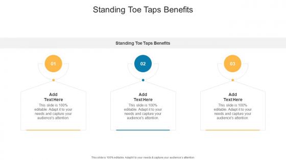 Standing Toe Taps Benefits In Powerpoint And Google Slides Cpb