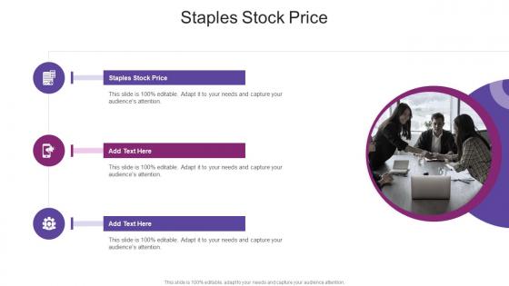 Staples Stock Pricein Powerpoint And Google Slides Cpb