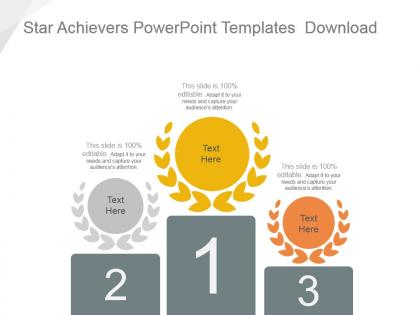 Star achievers powerpoint templates download