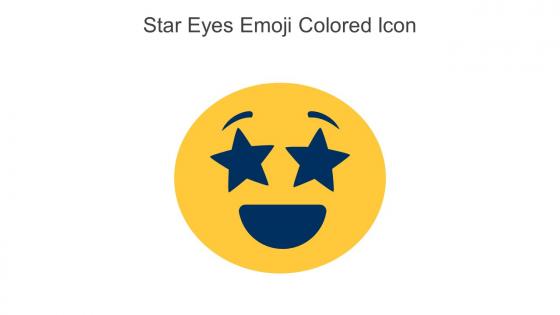 Star Eyes Emoji Colored Icon In Powerpoint Pptx Png And Editable Eps Format
