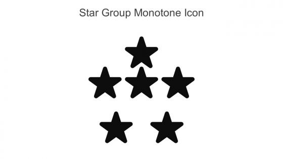 Star Group Monotone Icon In Powerpoint Pptx Png And Editable Eps Format