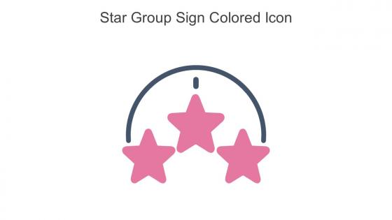 Star Group Sign Colored Icon In Powerpoint Pptx Png And Editable Eps Format