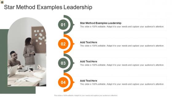 Star Method Examples Leadership In Powerpoint And Google Slides Cpb