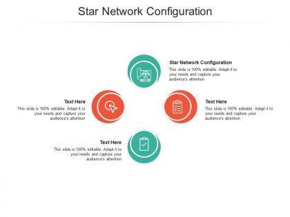 Star network configuration ppt powerpoint presentation icon information cpb