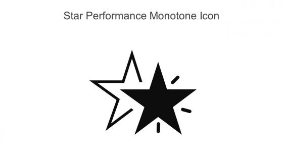 Star Performance Monotone Icon In Powerpoint Pptx Png And Editable Eps Format