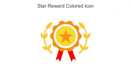 Star Reward Colored Icon In Powerpoint Pptx Png And Editable Eps Format