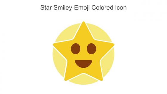 Star Smiley Emoji Colored Icon In Powerpoint Pptx Png And Editable Eps Format
