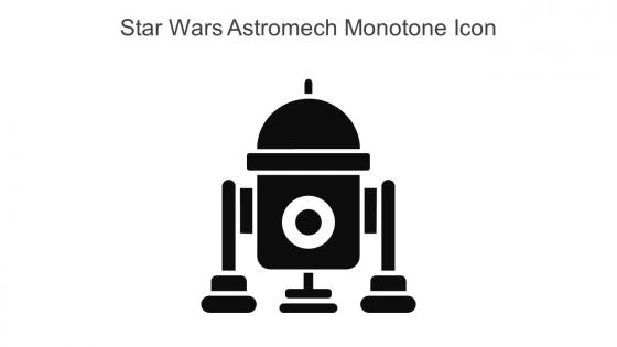 Star Wars Astromech Monotone Icon In Powerpoint Pptx Png And Editable Eps Format