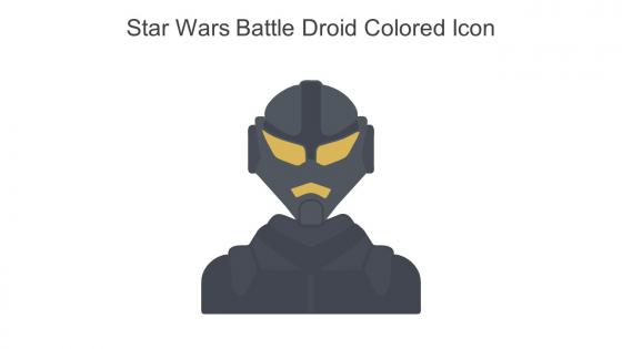 Star Wars Battle Droid Colored Icon In Powerpoint Pptx Png And Editable Eps Format