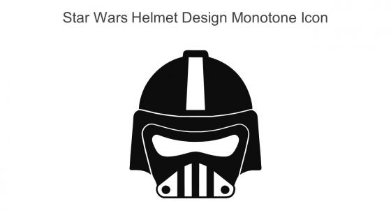 Star Wars Helmet Design Monotone Icon In Powerpoint Pptx Png And Editable Eps Format