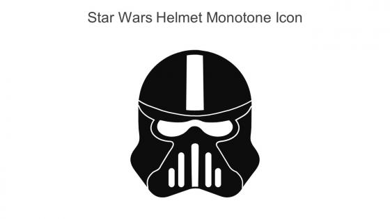 Star Wars Helmet Monotone Icon In Powerpoint Pptx Png And Editable Eps Format