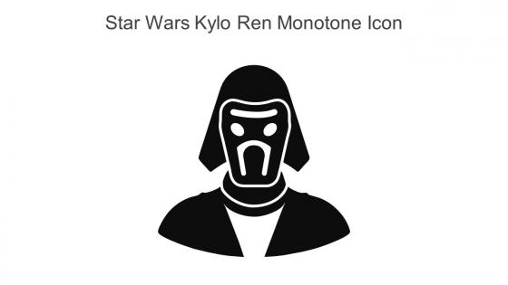 Star Wars Kylo Ren Monotone Icon In Powerpoint Pptx Png And Editable Eps Format
