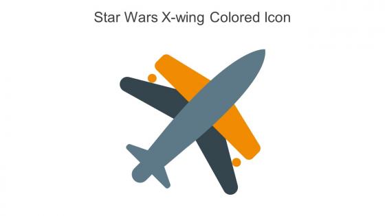 Star Wars X Wing Colored Icon In Powerpoint Pptx Png And Editable Eps Format