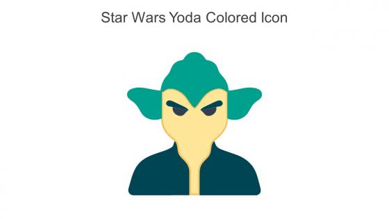 Star Wars Yoda Colored Icon In Powerpoint Pptx Png And Editable Eps Format