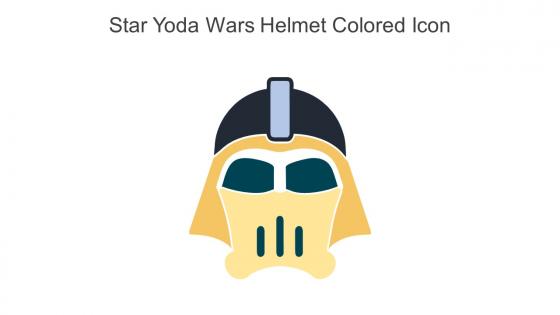 Star Yoda Wars Helmet Colored Icon In Powerpoint Pptx Png And Editable Eps Format