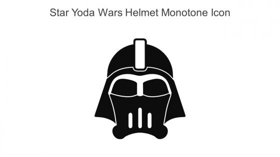 Star Yoda Wars Helmet Monotone Icon In Powerpoint Pptx Png And Editable Eps Format