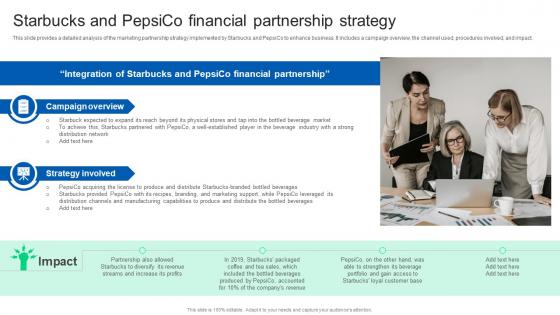 Starbucks And Pepsico Financial Partnership Strategy Formulating Strategy Partnership Strategy SS