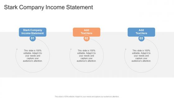 Stark Company Income Statement In Powerpoint And Google Slides Cpb