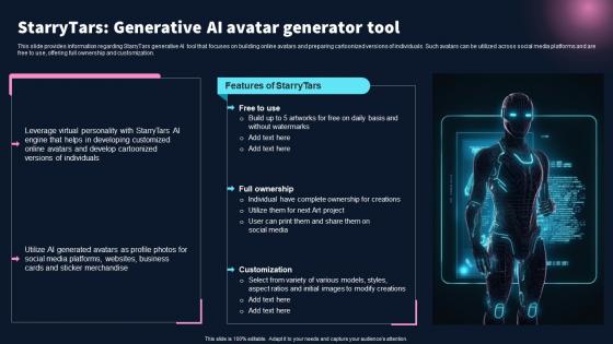 Starrytars Generative Ai Avatar Generator Tool Best 10 Generative Ai Tools For Everything AI SS