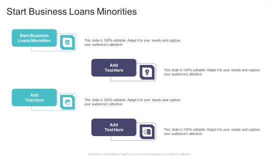 Start Business Loans Minorities In Powerpoint And Google Slides Cpb