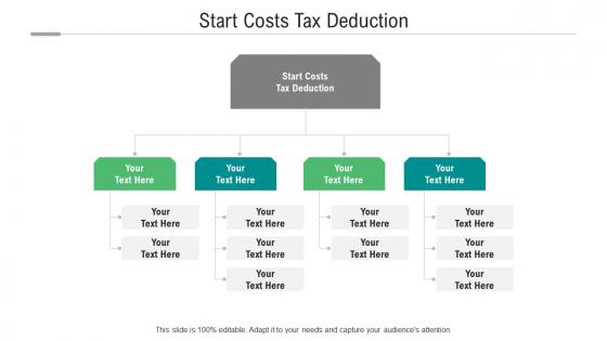 Start costs tax deduction ppt powerpoint presentation ideas outfit cpb