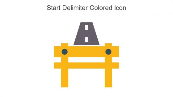 Start Delimiter Colored Icon In Powerpoint Pptx Png And Editable Eps Format