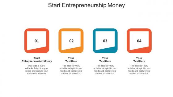 Start entrepreneurship money ppt powerpoint presentation gallery picture cpb