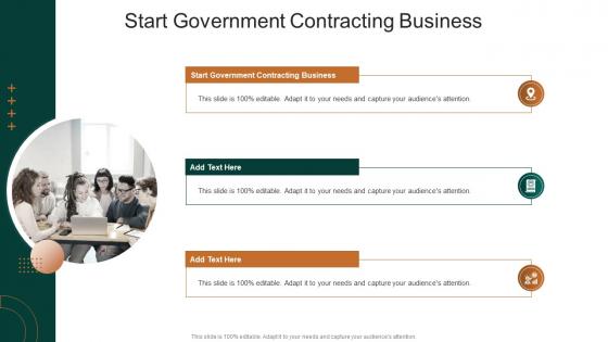 Start Government Contracting Business In Powerpoint And Google Slides Cpb