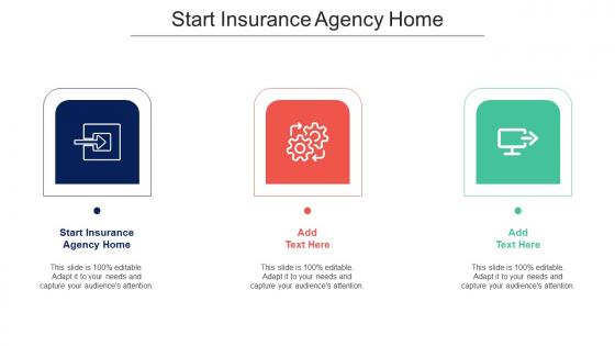 Start Insurance Agency Home Ppt Powerpoint Presentation Portfolio Image Cpb