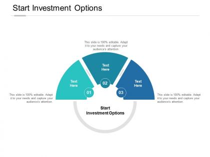 Start investment options ppt powerpoint presentation icon aids cpb