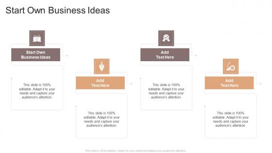 Start Own Business Ideas In Powerpoint And Google Slides Cpb