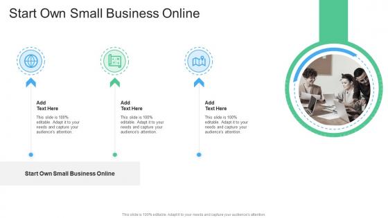 Start Own Small Business Online In Powerpoint And Google Slides Cpb