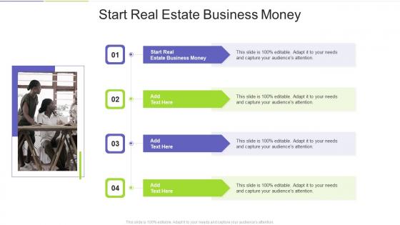 Start Real Estate Business Money In Powerpoint And Google Slides Cpb