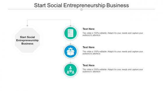 Start social entrepreneurship business ppt powerpoint presentation icon samples cpb