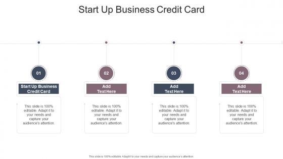 Start Up Business Credit Card In Powerpoint And Google Slides Cpb