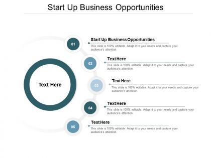 Start up business opportunities ppt powerpoint presentation inspiration infographics cpb