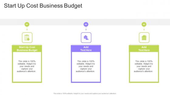 Start Up Cost Business Budget In Powerpoint And Google Slides Cpb