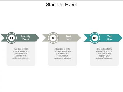 Start up event ppt powerpoint presentation ideas design templates cpb