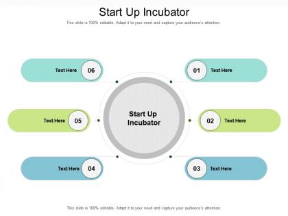 Start up incubator ppt powerpoint presentation infographic template ideas cpb